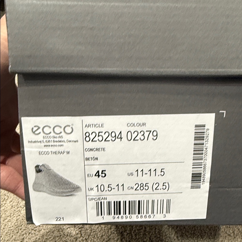 Ecco Men's Concrete Sneakers